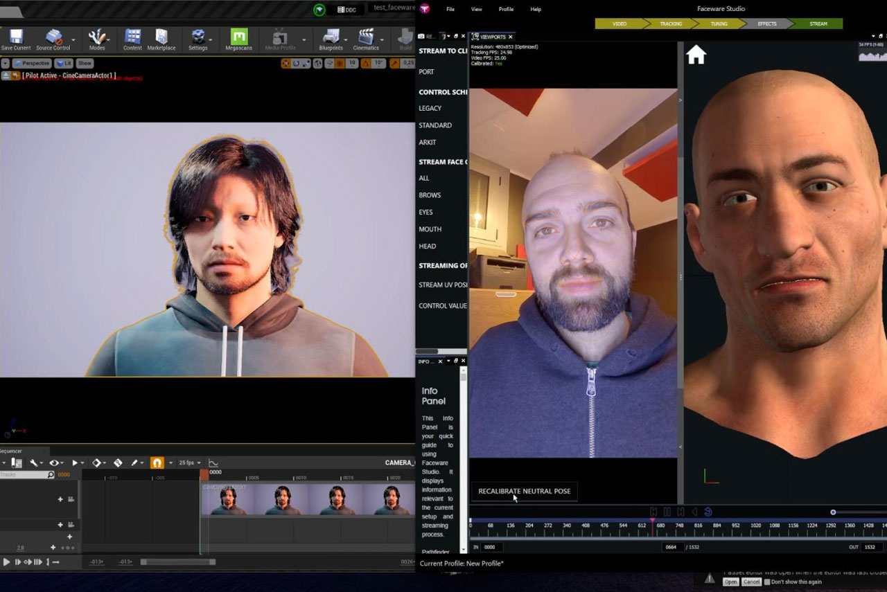 manus faceware wondar studios services face tracking